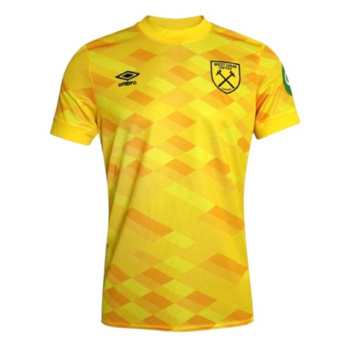 2024-2025 West Ham Goalkeeper Shirt (Yellow) - Kids