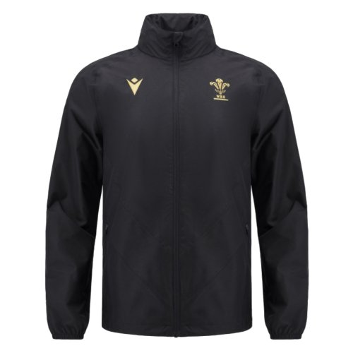 2024-2025 Wales Rugby Waterproof Mesh Jacket (Black)