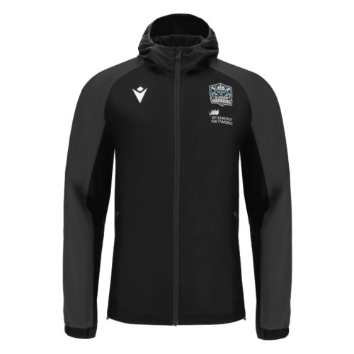 2024-2025 Glasgow Warriors Training Shower Jacket (Black)