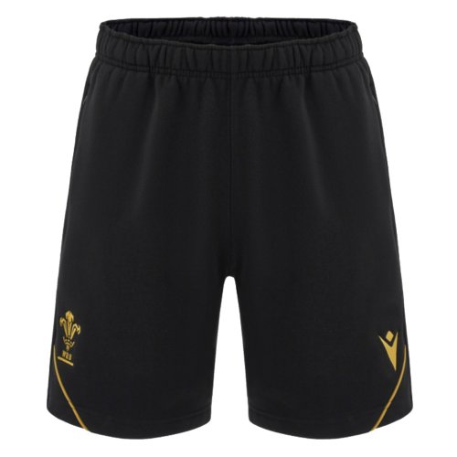 2024-2025 Wales Rugby Travel Bermuda Shorts (Black)