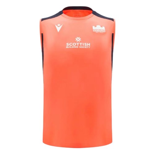 2024-2025 Edinburgh Rugby Sleeveless Jersey (Orange)