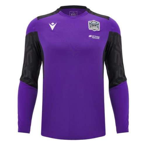 2024-2025 Glasgow Warriors Rugby LS Training Shirt (Purple)