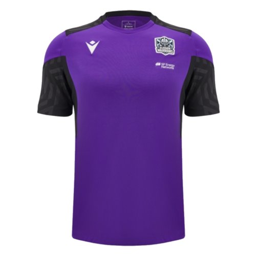 2024-2025 Glasgow Warriors Rugby Training Shirt (Purple)