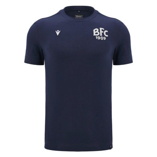 2024-2025 Bologna Cotton Poly T-Shirt (Navy)