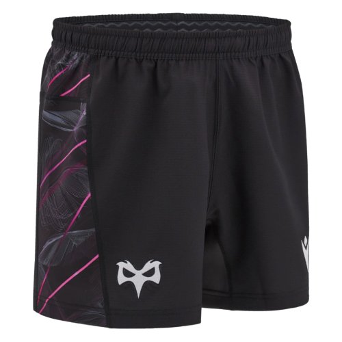 2024-2025 Ospreys Rugby Home Shorts (Black)