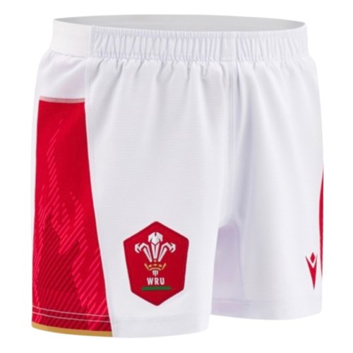 2024-2025 Wales Home Rugby Shorts (White)