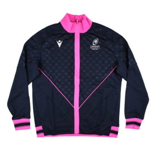 2024-2025 Cardiff Blues Rugby Warmup Anthem Jacket (Navy)