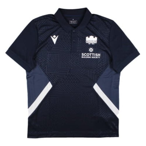 2024-2025 Edinburgh Rugby Travel Polo Shirt (Navy)