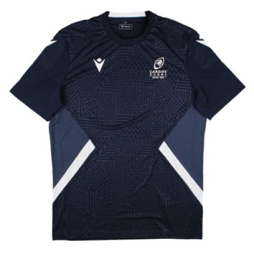 2024-2025 Cardiff Rugby Poly Training Shirt (Navy)