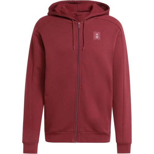 2024-2025 Man Utd Seasonal Full Zip Hoody (Shadow Red)