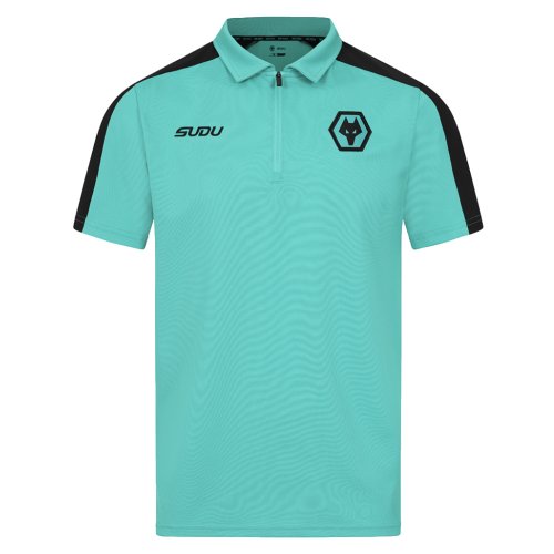 2024-2025 Wolves Players Travel Polo Shirt (Green)