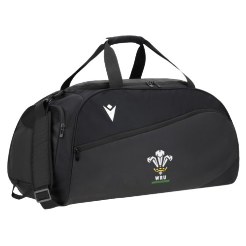 2024-2025 Wales WRU Rugby Duffle Gym Bag (Black)