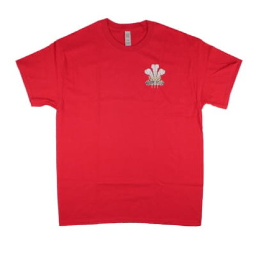 Wales Rugby Classic Printed T-Shirt (Red)