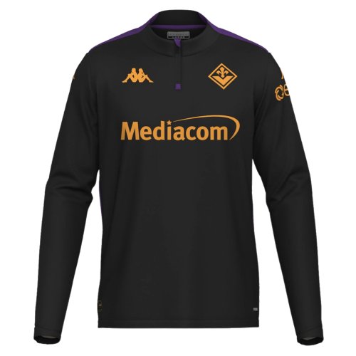 2024-2025 Fiorentina 1/4 Zip Training Top (Black)