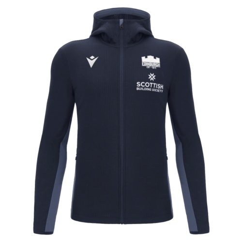 2024-2025 Edinburgh Rugby Travel Zipped Hoody (Navy)