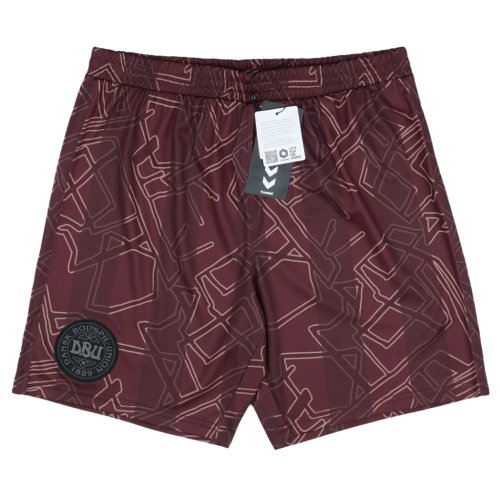 2024-2025 Denmark Special Edition Hummel x Halo Shorts (Dark Red) (Kids)