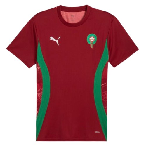 2024-2025 Morocco Prematch SS Jersey (Red)