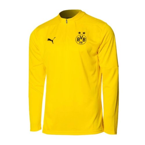 2024-2025 Borussia Dortmund Training 1/4 Zip Top (Yellow)