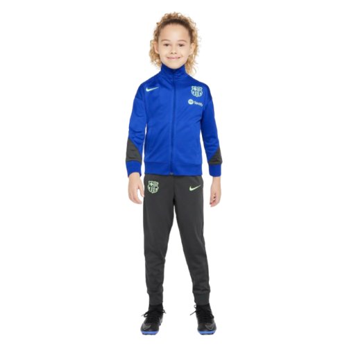 2024-2025 Barcelona Strike Third Tracksuit (Blue) - Little Kids