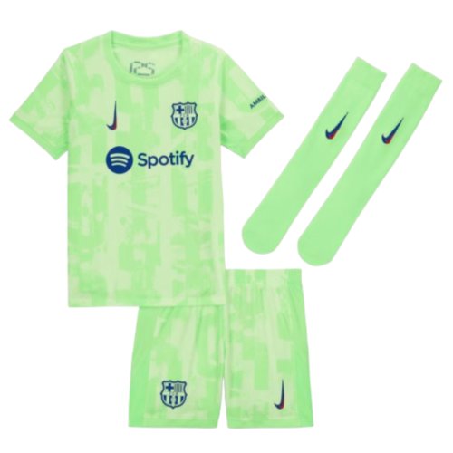 2024-2025 Barcelona Little Boys Third Mini Kit