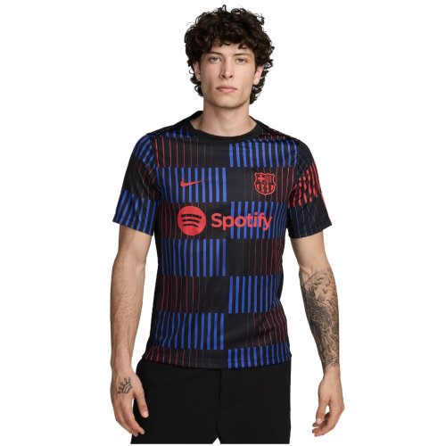 2024-2025 Barcelona Pre-Match Away Shirt (Navy)