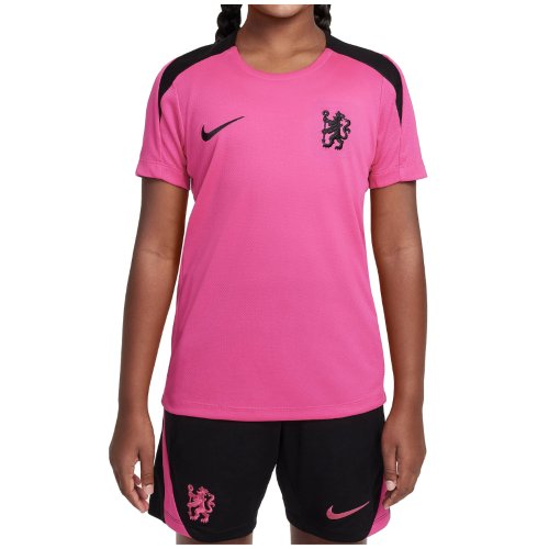 2024-2025 Chelsea Strike Dri-Fit Training Shirt (Pink) - Kids