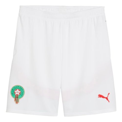 2024-2025 Morocco Home Shorts (White)