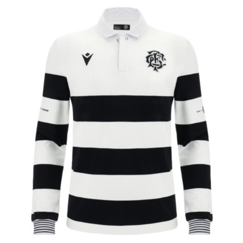 2024-2025 Barbarians Rugby Home LS Cotton Replica Shirt