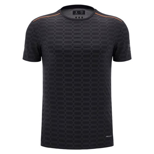 2025 Lamborghini Reflex Poly T-Shirt Black/Orange