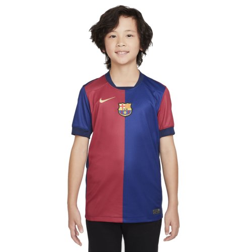 2024-2025 Barcelona Home Shirt (Sponsorless) - Kids