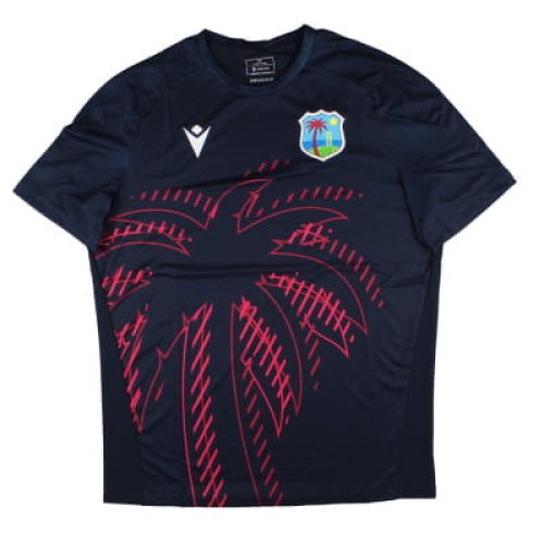 2025 West Indies Cricket Player Training Shirt (Navy)