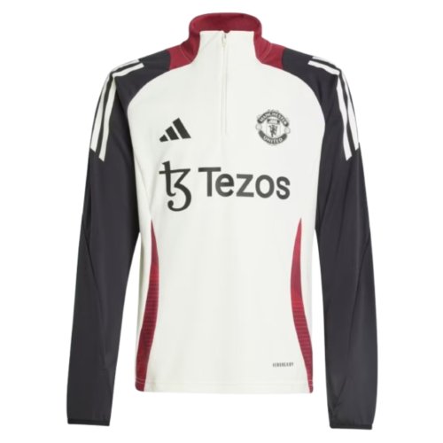 2024-2025 Man Utd Training Top (Off White) - Kids