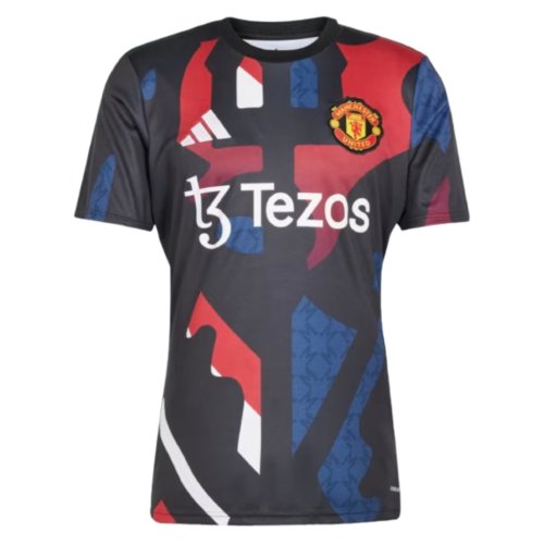 2024-2025 Man Utd Pre-Match Jersey (Black)