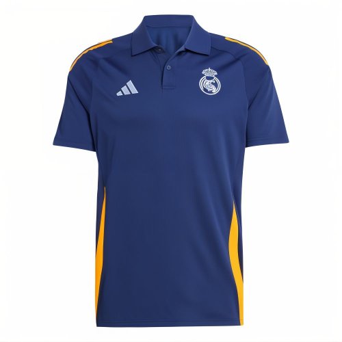 2024-2025 Real Madrid Polo Shirt (Navy)