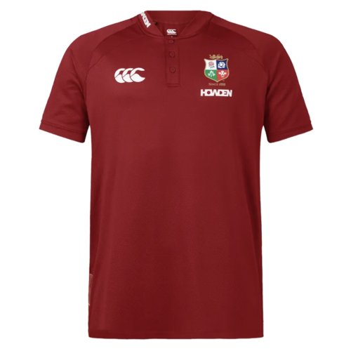 2025 British & Irish Lions Poly Polo Shirt (Red)