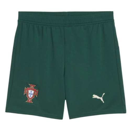 2025-2026 Portugal Home Shorts (Green) - Kids