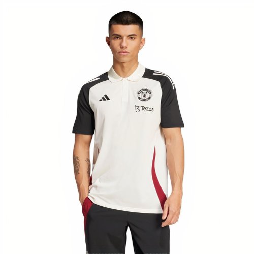 2024-2025 Man Utd Polo Shirt (Off White)