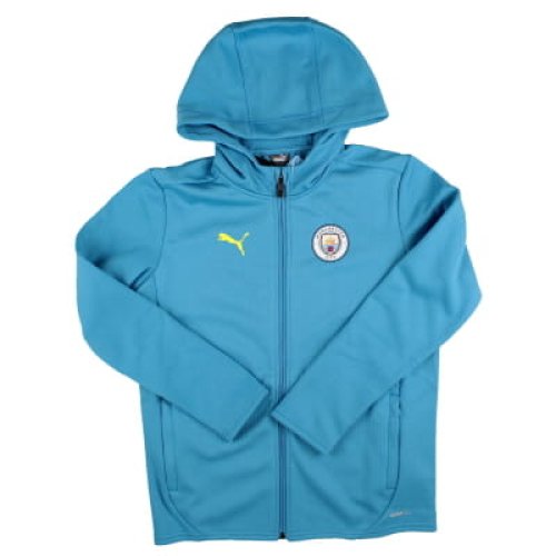 2024-2025 Man City Training Softshell Jacket (Magic Blue) - Kids