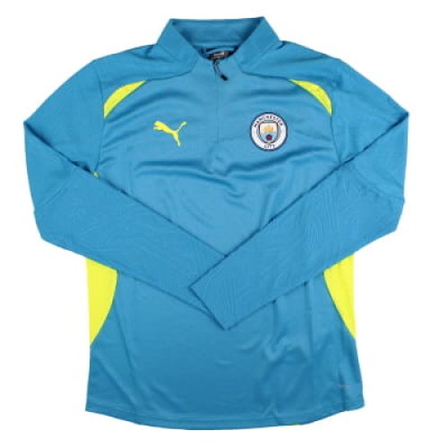 2024-2025 Man City Training 1/4 Zip Top Pro (Magic Blue)