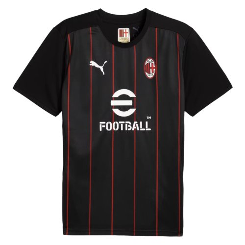 2024-2025 AC Milan Prematch SS Jersey (Black)