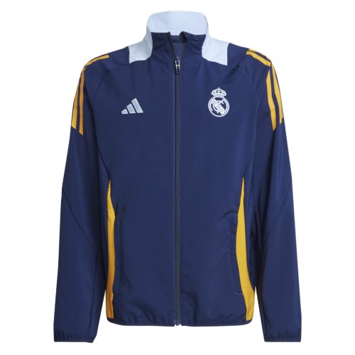 2024-2025 Real Madrid Presentation Jacket (Navy) - Kids