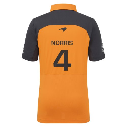 2025 McLaren F1 Team Polo Shirt Lando Norris (Autumn Glory) - Kids