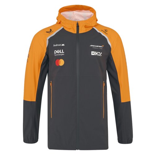 2025 McLaren F1 Team Waterproof Rain Jacket (Phantom)