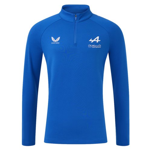 2025 Alpine F1 1/4 Zip Midlayer (Blue)