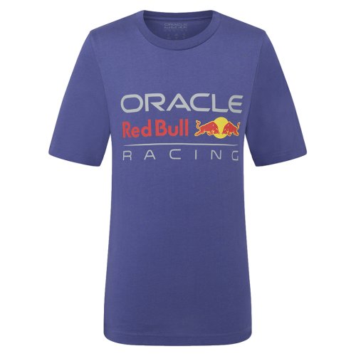 2025 Red Bull Racing Large Front Logo Tee (Skipper Blue) - Kids