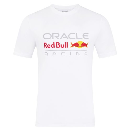 2025 Red Bull Racing Large Front Logo Tee (Bright White)