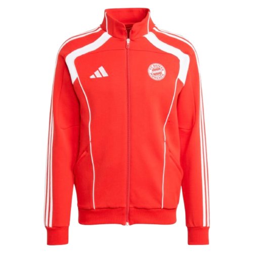 2025-2026 Bayern Munich UBP Doubleknit Track Top (Red)