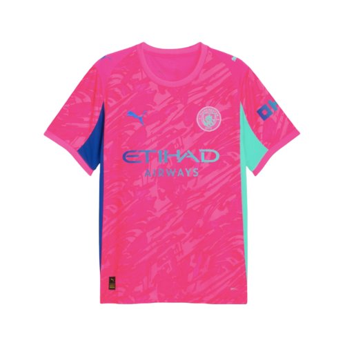 2025-2026 Man City Goalkeeper Home Shirt (Pink)