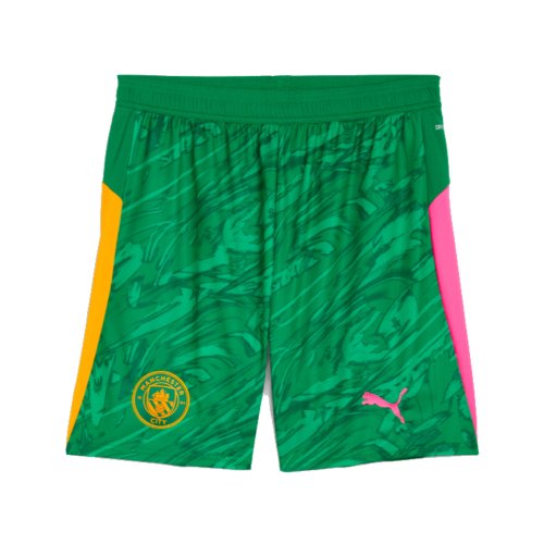2025-2026 Man City Goalkeeper Away Shorts (Green)