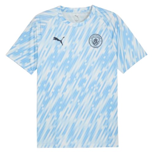 2025-2026 Man City Warm Up Jersey (Silver Sky)